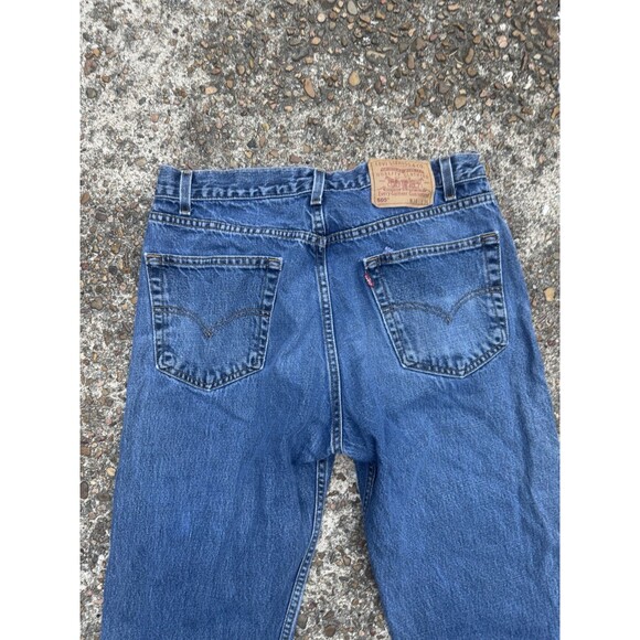 Vintage Levi's 505 Regular Fit Straight Leg Jeans Size 34x36 100% Cotton - Picture 5 of 5